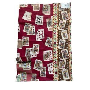 Scalamandre "Royal Flush" fabric vintage swatch 24 х 35